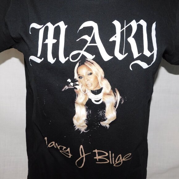 Mary J Blige Womens L Black Graphic T Shirt - Picture 2 of 7